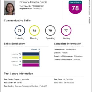 PTE SCORE UPGRADE